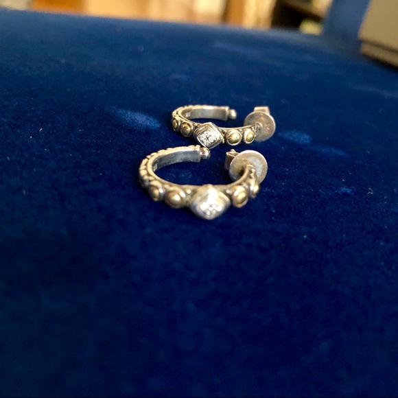 Effy Silver Hoops Earrings - Picture 3 of 5